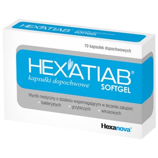 Hexatiab, kapsułki dopochwowe, 10 sztuk - zdjęcie produktu