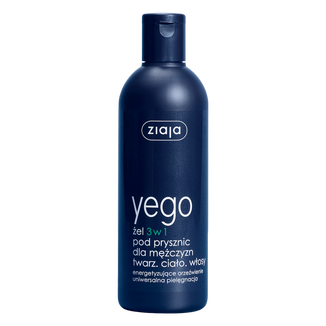 Ziaja Yego, żel 3w1 pod prysznic dla mężczyzn, 300 ml - zdjęcie produktu