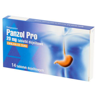 Panzol Pro 20 mg, 14 tabletek - zdjęcie produktu