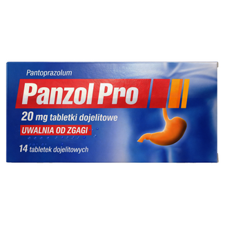 Panzol Pro 20 mg, 14 tabletek - zdjęcie produktu