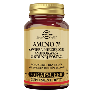 Solgar Amino 75, 30 kapsułek - zdjęcie produktu