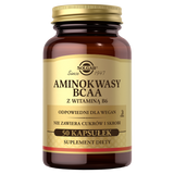 Solgar Aminokwasy BCAA z Witaminą B6, 50 kapsułek - miniaturka zdjęcia produktu