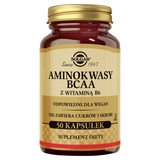 Solgar Aminokwasy BCAA z Witaminą B6, 50 kapsułek - miniaturka zdjęcia produktu