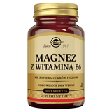 Solgar Magnez z Witaminą B6, 100 tabletek - miniaturka zdjęcia produktu