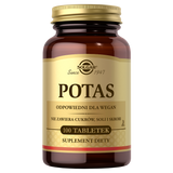 Solgar Potas, 100 tabletek - miniaturka zdjęcia produktu