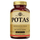 Solgar Potas, 100 tabletek - miniaturka zdjęcia produktu