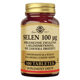 Solgar Selen 100 µg, 100 tabletek - miniaturka zdjęcia produktu