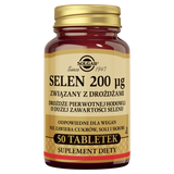 Solgar Selen 200 µg, 50 tabletek KRÓTKA DATA - miniaturka zdjęcia produktu