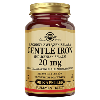 Solgar Gentle Iron, 90 kapsułek - zdjęcie produktu