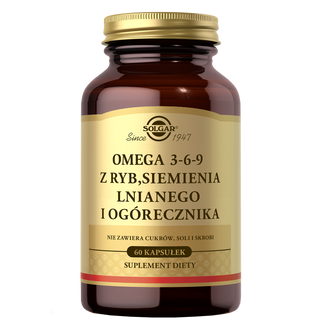 Solgar Omega 3-6-9, 60 kapsułek - zdjęcie produktu