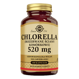Solgar Chlorella, rozerwane ściany komórkowe, 100 kapsułek - miniaturka zdjęcia produktu