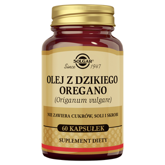 Solgar Olej z Dzikiego Oregano, 60 kapsułek - zdjęcie produktu