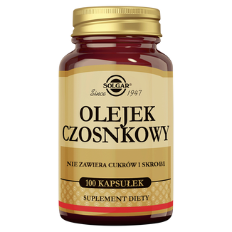 Solgar Olejek czosnkowy, 100 kapsułek - zdjęcie produktu