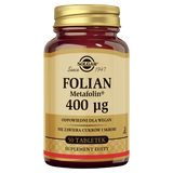 Solgar Folian Metafolin 400 µg, 50 tabletek - miniaturka zdjęcia produktu