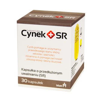 Cynek + SR, 15 mg, 30 kapsułek o przedłużonym uwalnianiu - zdjęcie produktu