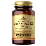 Solgar Naturalna Witamina K2 100 µg, 50 kapsułek KRÓTKA DATA - miniaturka zdjęcia produktu