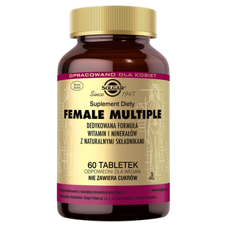 Solgar Female Multiple, 60 tabletek - zdjęcie produktu