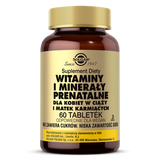 Solgar Witaminy i Minerały Prenatalne, 60 tabletek - miniaturka zdjęcia produktu