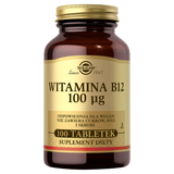 Solgar Witamina B12 100 µg, 100 tabletek - miniaturka zdjęcia produktu