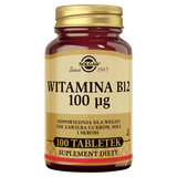 Solgar Witamina B12 100 µg, 100 tabletek - miniaturka zdjęcia produktu