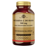 Solgar Witamina C 500 mg, smak żurawinowo-malinowy, 90 pastylek do ssania - miniaturka zdjęcia produktu