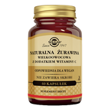 Solgar Naturalna Żurawina Wielkoowocowa z dodatkiem witaminy C, 60 kapsułek - miniaturka zdjęcia produktu