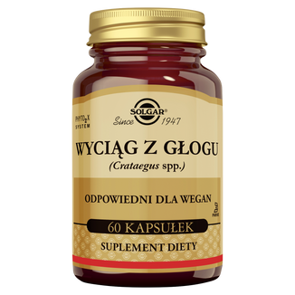 Solgar Głóg wyciąg, 60 kapsułek - zdjęcie produktu