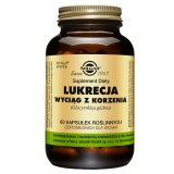 Solgar Lukrecja, wyciąg z korzenia, 60 kapsułek roślinnych - miniaturka zdjęcia produktu