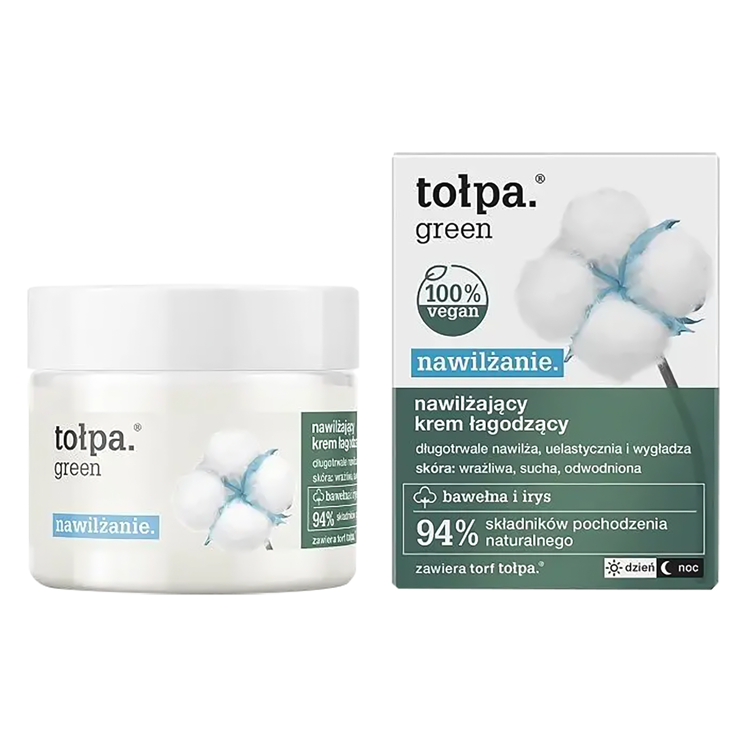 Tołpa Tołpa Green Nawilżanie, nawilżający krem łagodzący, 50 ml