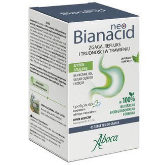 Neobianacid Nadkwaśność i Refluks, 45 tabletek do ssania - zdjęcie produktu