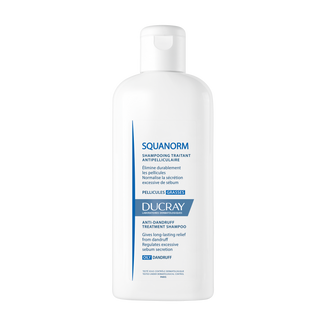 Ducray Squanorm, szampon przeciwłupieżowy, łupież tłusty, 200 ml - zdjęcie produktu