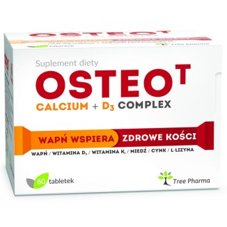 Osteo T Calcium + D3 Complex, 60 tabletek - zdjęcie produktu