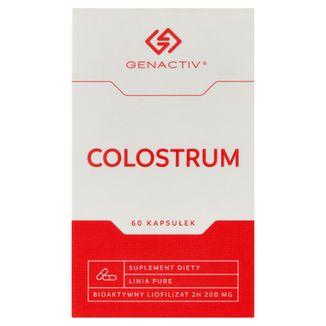 Genactiv Colostrum, 60 kapsułek USZKODZONE OPAKOWANIE - zdjęcie produktu