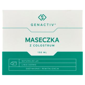 Genactiv, maseczka z colostrum do twarzy, 150 ml - zdjęcie produktu