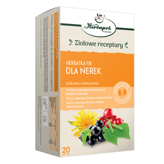 Herbapol Dla Nerek, herbatka fix ziołowo-owocowa, 2 g x 20 saszetek - zdjęcie produktu