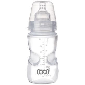 Lovi Medical+, butelka antykolkowa ze smoczkiem dynamicznym, Wolny, od 3 miesiąca, 250 ml USZKODZONE OPAKOWANIE - zdjęcie produktu