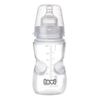 Lovi Medical+, butelka antykolkowa ze smoczkiem dynamicznym, Wolny, od 3 miesiąca, 250 ml - zdjęcie produktu