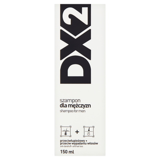 DX2, szampon dla mężczyzn, przeciwłupieżowy i przeciw wypadaniu włosów, 150 ml - zdjęcie produktu