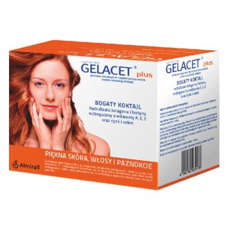 Gelacet Plus, 5,7 g x 21 saszetek USZKODZONE OPAKOWANIE - zdjęcie produktu