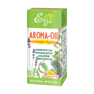 Etja Aroma-Oil, kompozycja naturalnych olejków eterycznych, orzeźwiająco łagodząca, 10 ml - zdjęcie produktu