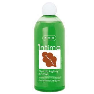 Ziaja Intima, płyn do higieny intymnej, działanie ściągające, 500 ml - zdjęcie produktu