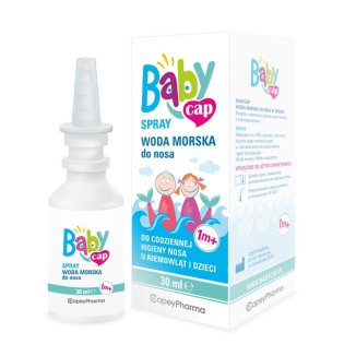 Babycap, woda morska do nosa, spray izotoniczny dla dzieci od 1 miesiąca, 30 ml - zdjęcie produktu
