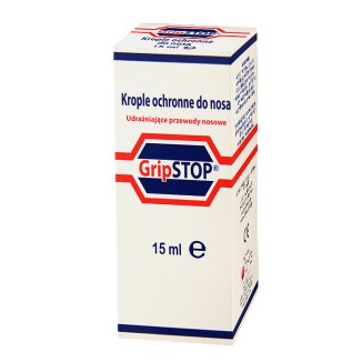 Grip Stop, krople ochronne do nosa, 15 ml - zdjęcie produktu