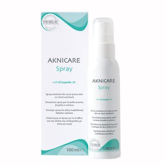 Synchroline Aknicare, emulsja w sprayu na plecy i dekolt z GT-peptide 10, skóra trądzikowa, 100 ml - zdjęcie produktu