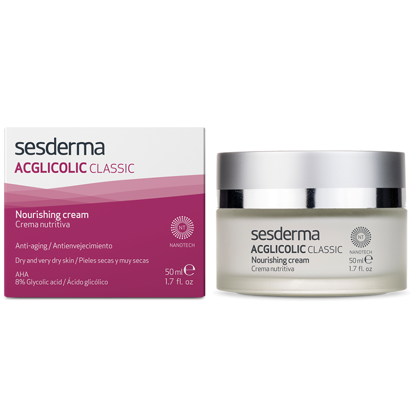 Nieznana Sesderma Acglicolic Classic, odżywczy krem do twarzy, 50 ml