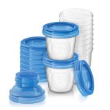 Avent, pojemniki na pokarm, SCF618/10, 10 x 180 ml + adapter do laktarora, 2 sztuki - miniaturka zdjęcia produktu