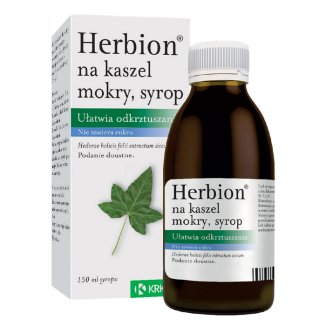 Herbion na kaszel mokry 7 mg/ ml, syrop, 150 ml - zdjęcie produktu