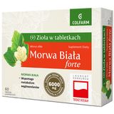 Zioła w tabletkach Morwa Biała Forte, 60 tabletek powlekanych - miniaturka zdjęcia produktu