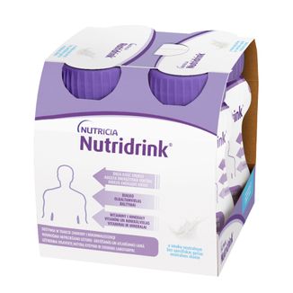 Nutridrink, preparat odżywczy, smak neutralny, 4 x 125 ml KRÓTKA DATA Nutridrink, preparat odżywczy, smak neutralny, 4 x 125 ml KRÓTKA DATA - zdjęcie produktu