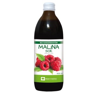 Alter Medica Malina, sok, 500 ml - zdjęcie produktu